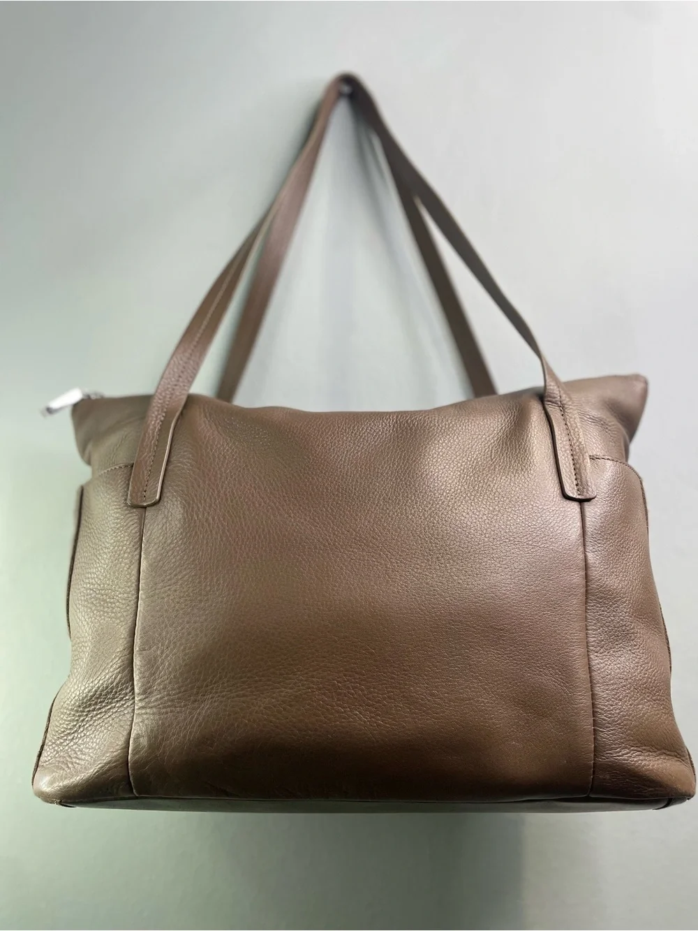 Hammitt Pebbled Leather Shoulder Bag in Tan